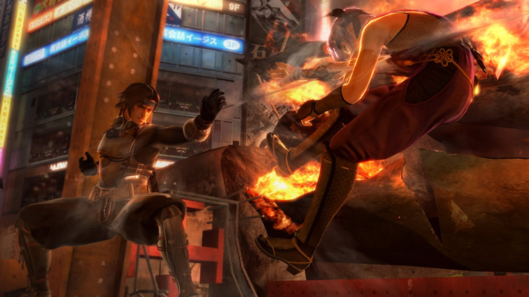 DoA 5's levels are dark and gritty