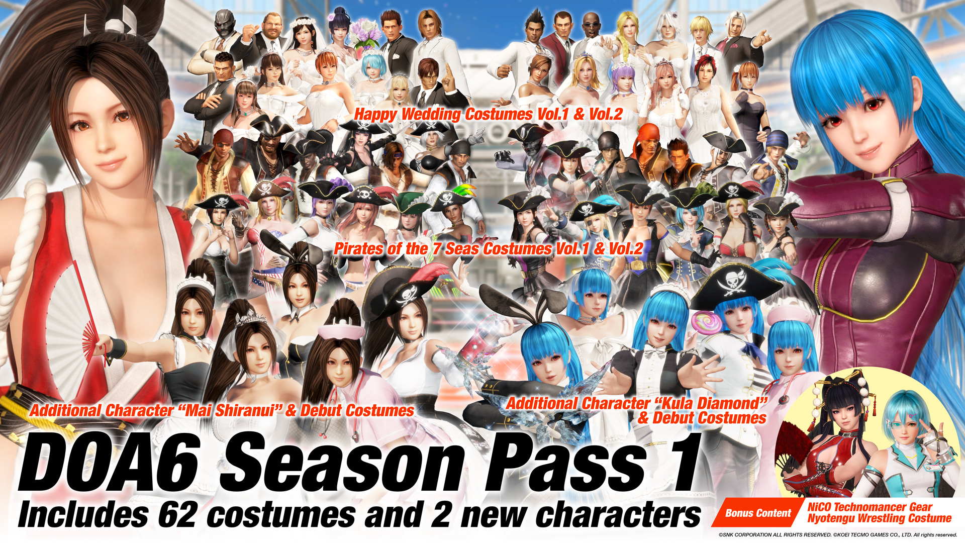 DEAD OR ALIVE 6 Season Pass 1