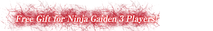Cadeau offert pour les joueurs de Ninja Gaiden 3 !
