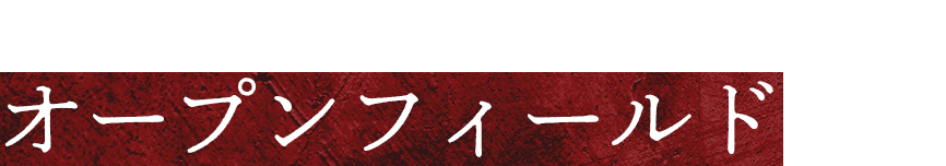 試練に満ちた手応えのあるオープンフィールド